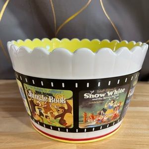 MovieNite Disney 2007 Movie Night Large Ceramic Serving Bowl